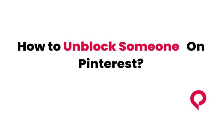 How to Unblock Someone on Pinterest