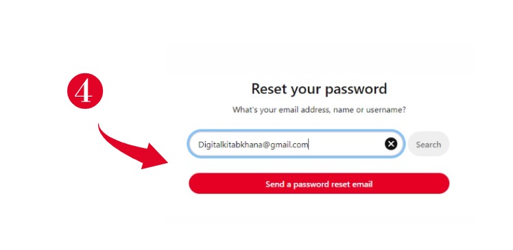 how to reset change pinterest password if you forgot it